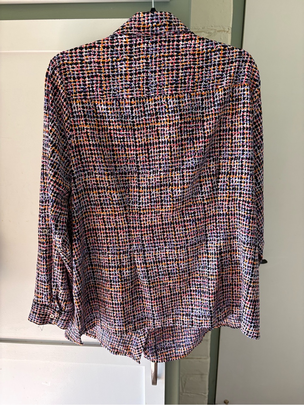 Notations Multicolor Patterned Collar Blouse - Picture 2 of 3